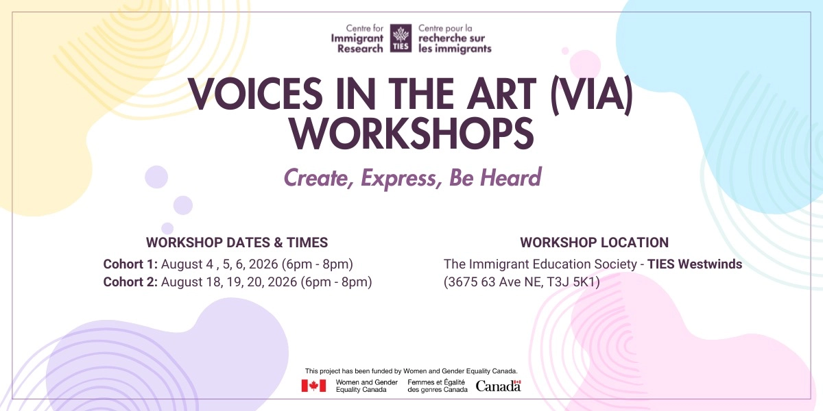 Event image for Voices in the Art (VIA) Workshops: Create, Express, Be Heard