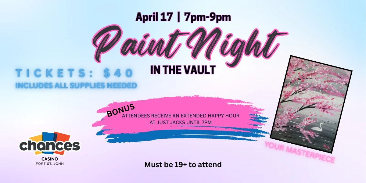 Event image for April Paint Night - IN THE VAULT