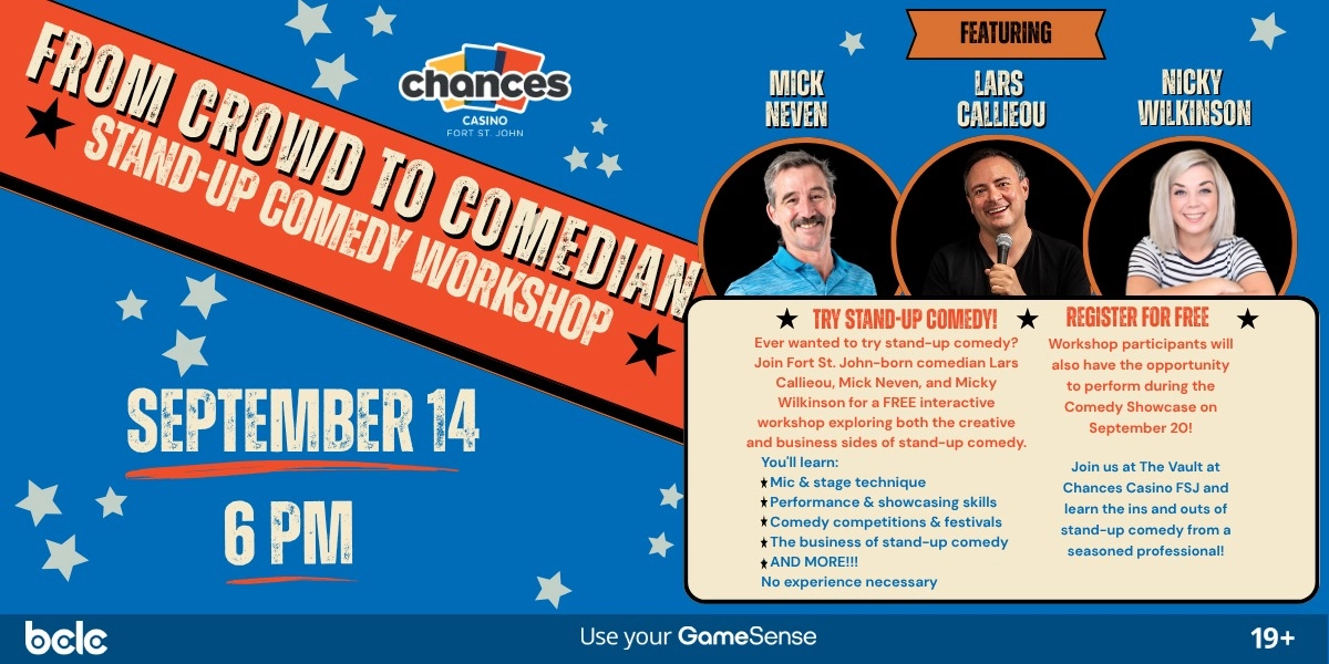 Event image for FROM CROWD TO COMEDIAN - Workshop