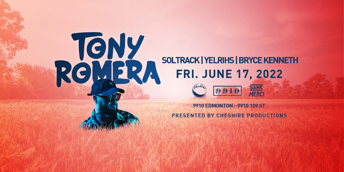 Event image for Tony Romera - 9910 - Edmonton