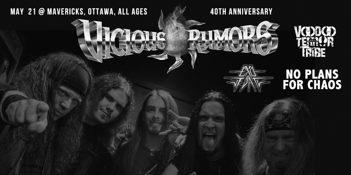 Event image for Vicious Rumors, Voodoo Terror Tribe
