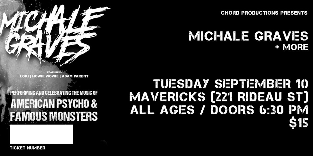Event image for Michale Graves (Misfits)