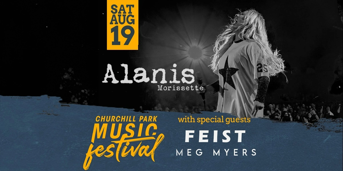 Event image for Churchill Park Music Festival featuring Alanis Morissette