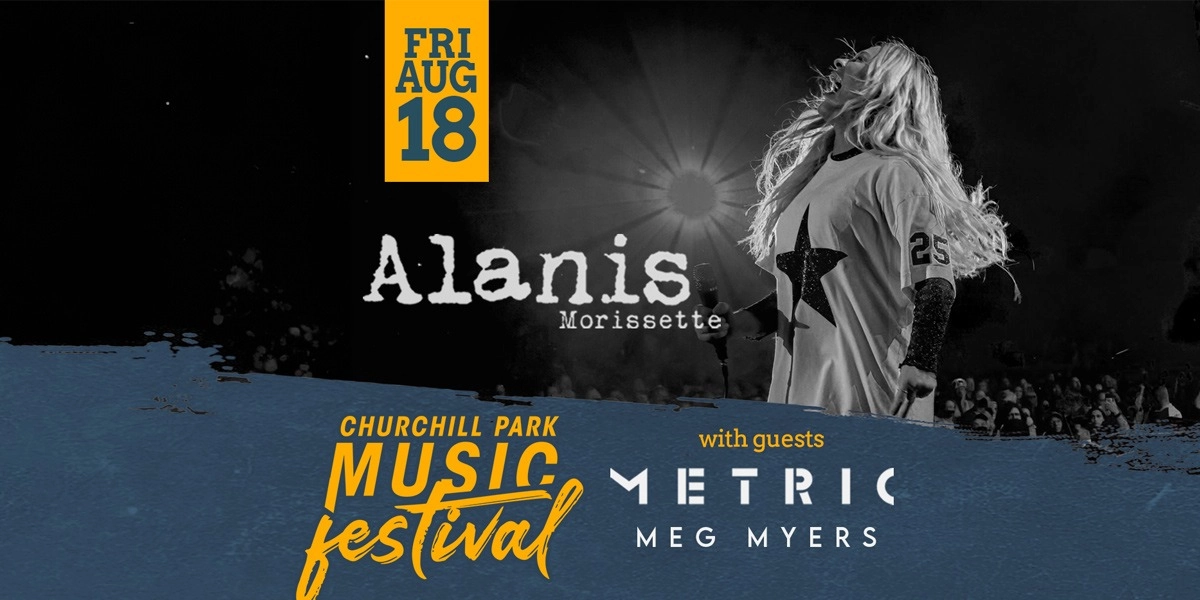 Event image for Churchill Park Music Festival featuring Alanis Morissette
