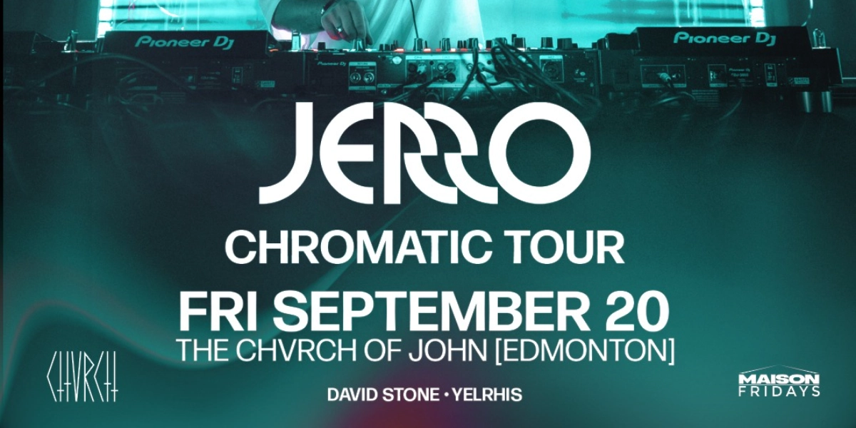 Event image for Maison Fridays presents JERRO "Chromatic" Album Tour - Fri Sept 20