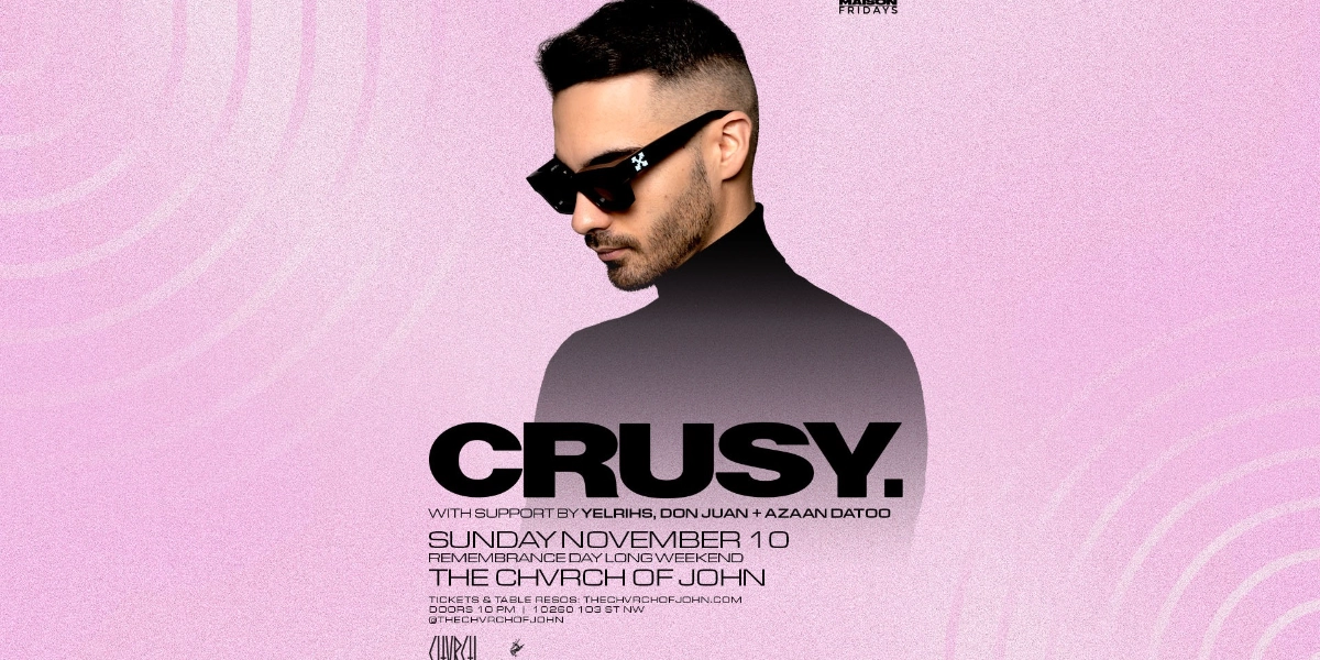 Event image for A La Maison pres CRUSY (Toolroom) - Sun Nov 10 [Edmonton]