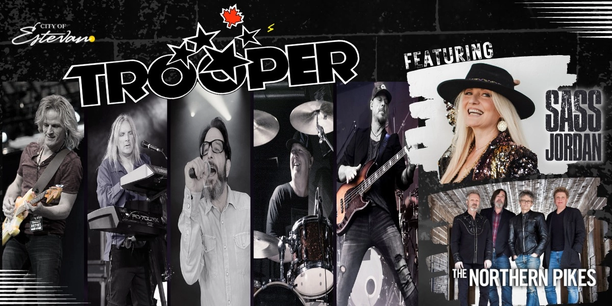 Event image for Trooper ft. Sass Jordan & The Northern Pikes
