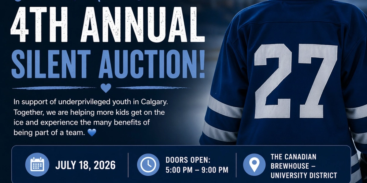 Event image for Pucks With Purpose - Helping Kids Hit Their Goals