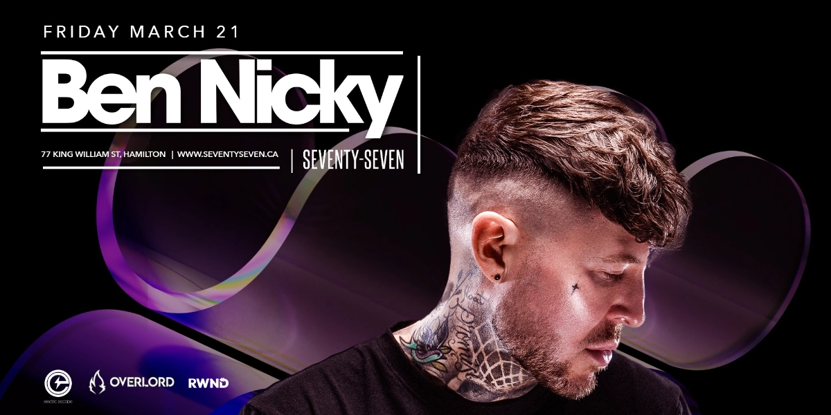 Event image for BEN NICKY AT SEVENTY-SEVEN