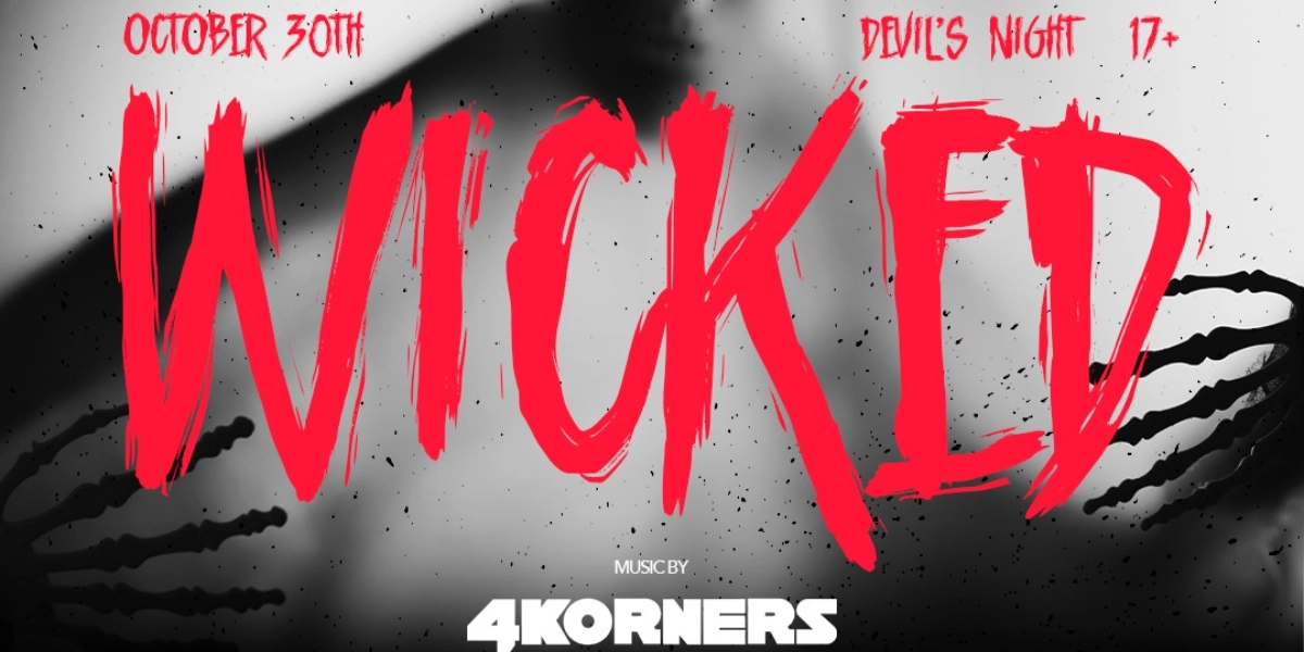 Event image for WICKED (17+) HALLOWEEN PARTY  FT 4KORNERS