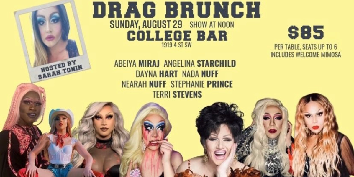 Event image for COLLEGE BAR DRAG BRUNCH
