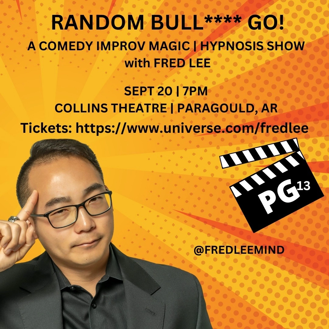 Event image for Fred Lee - A Comedy Improv Magic Hypnosis Show