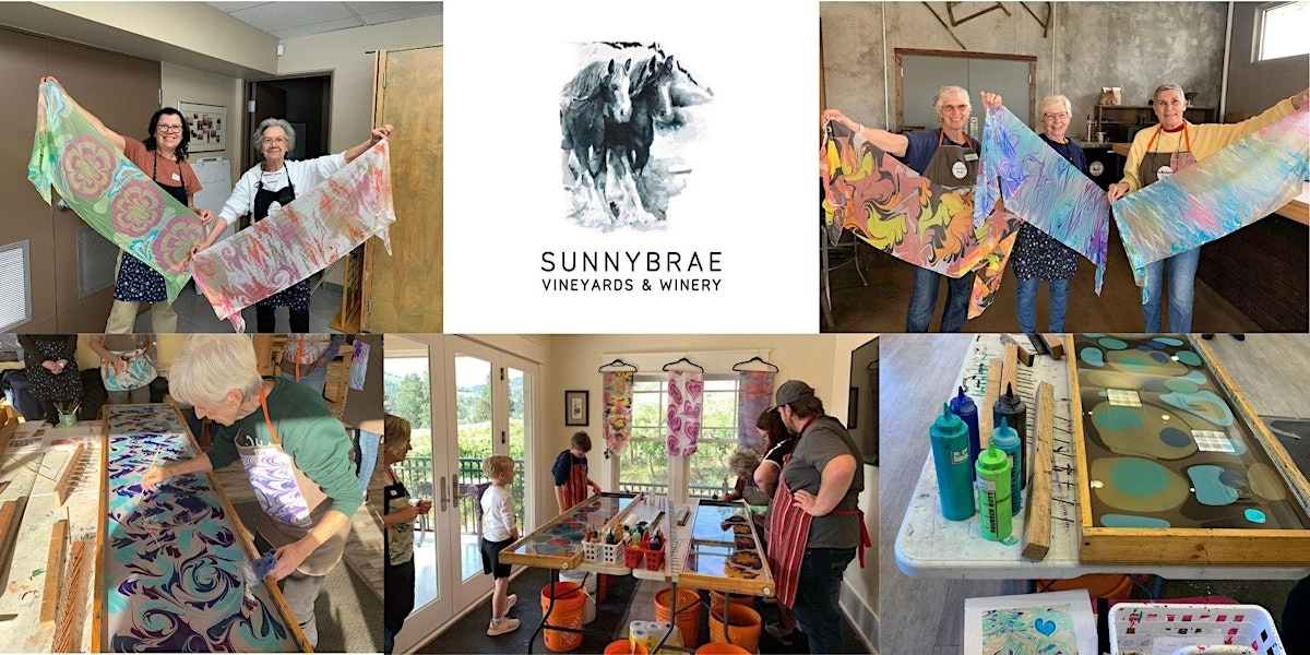 Event image for Create a Silk Scarf, SIP & CREATE Workshop- TAPPEN