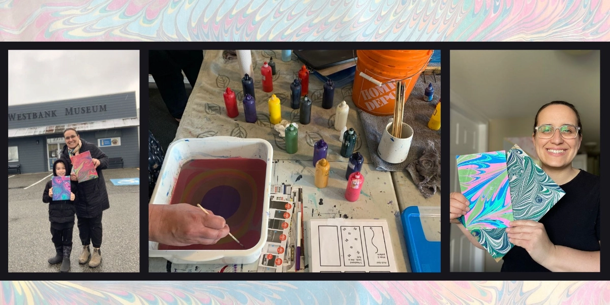 Image d'événement pour Water Marble-Paper & Canvas Workshop