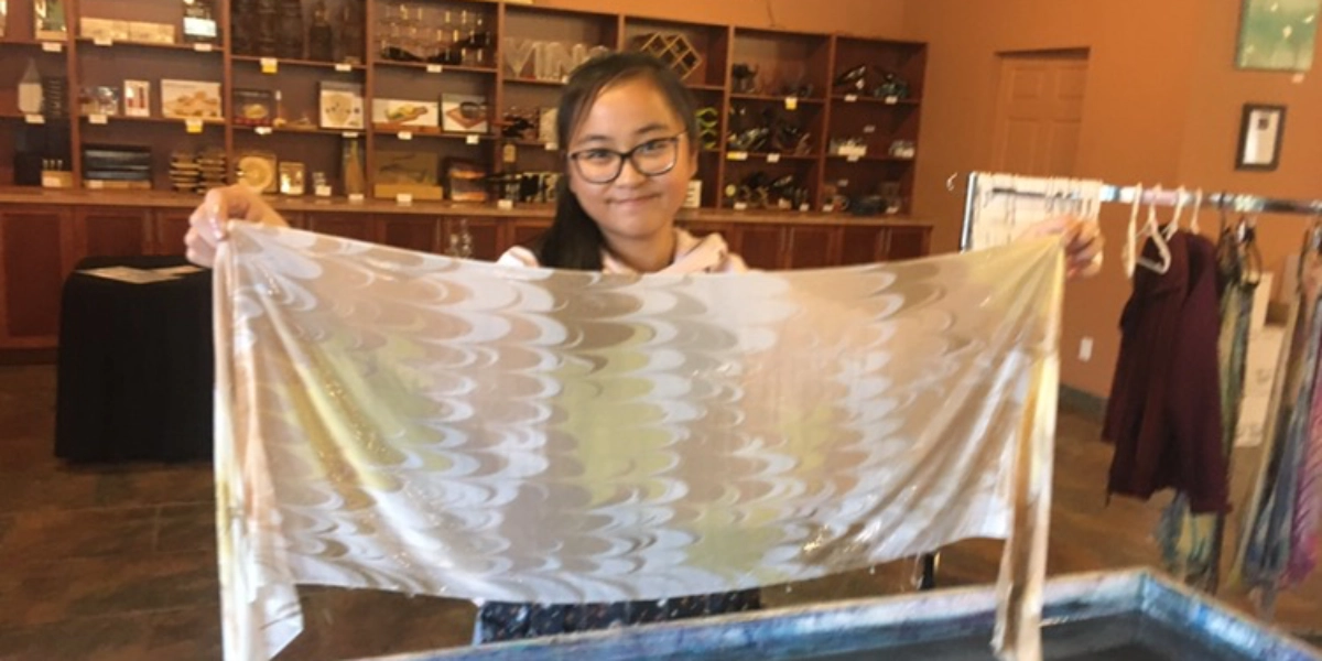 Event image for Create A Silk Scarf, SIP & DIP Workshop