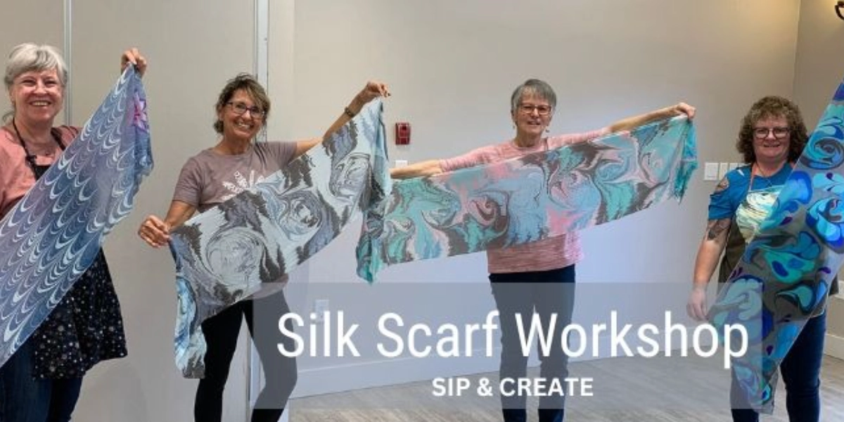Image d'événement pour Create a Silk Scarf, SIP & CREATE Workshop-KELOWNA