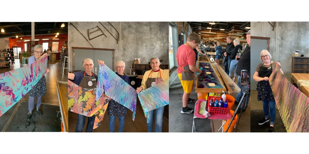 Image d'événement pour Create a Silk Scarf, SIP & CREATE Workshop-West Kelowna