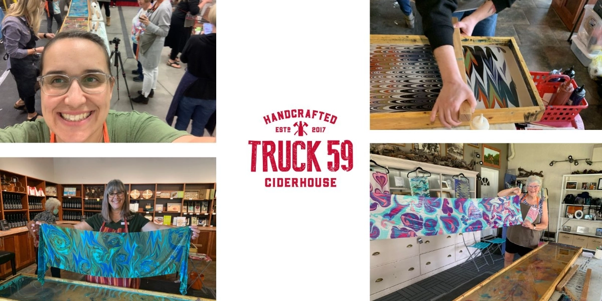 Event image for Create a Silk Scarf, SIP & CREATE Workshop- TRUCK 59