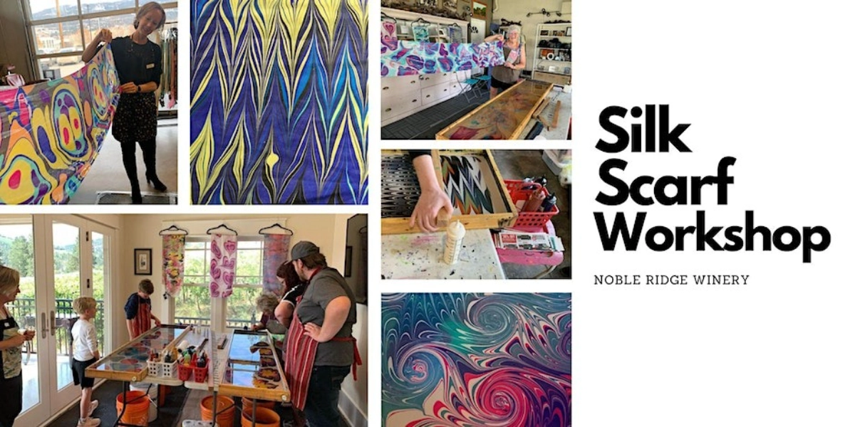 Event image for Create a Silk Scarf, SIP & DIP, Okanagan Falls