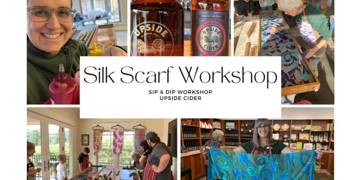 Image d'événement pour Create a Silk Scarf, SIP & CREATE Workshop- KELOWNA