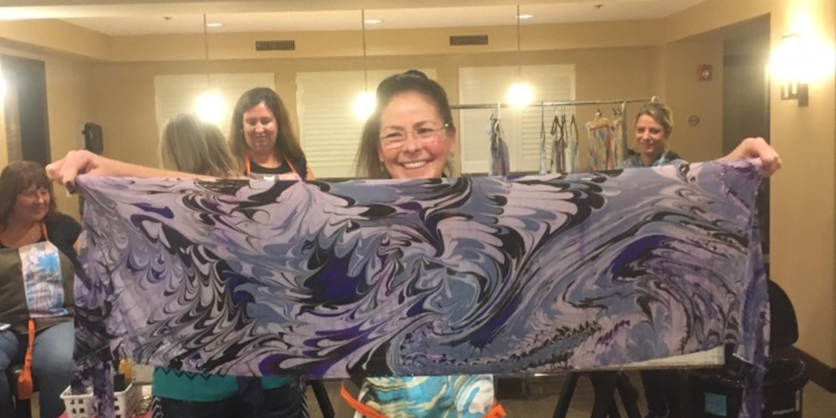 Event image for Create A Silk Scarf, SIP & DIP Workshop