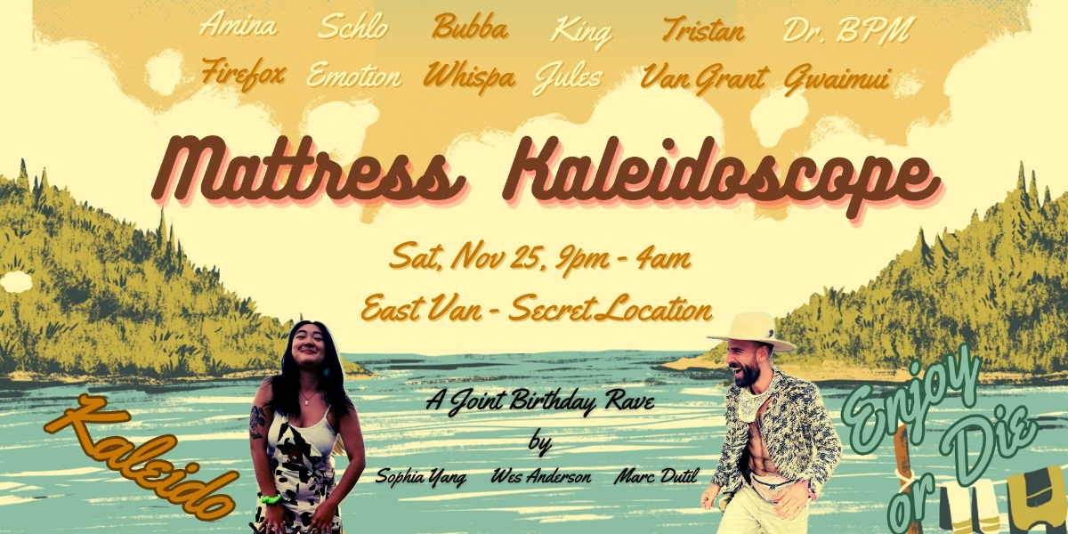 Event image for Mattress Kaleidoscope: A Wes Anderson Birthday Oasis