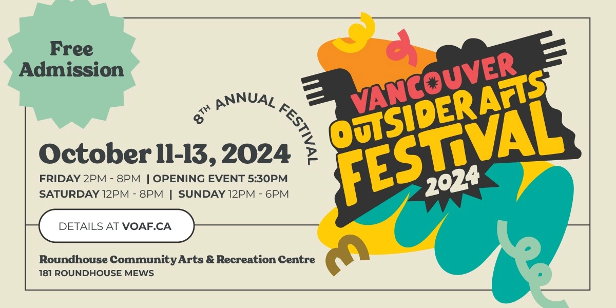 Event image for Vancouver Outsider Arts Festival 2024: Opening Event