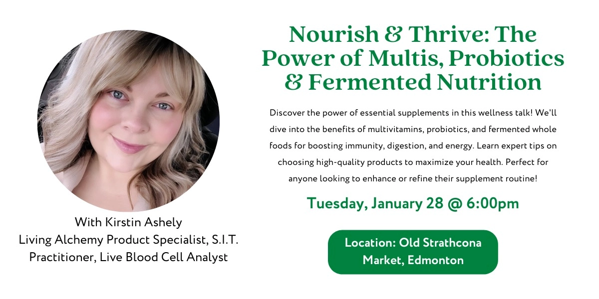 Event image for Nourish & Thrive: The Power of Multis, Probiotics & Fermented Nutrition