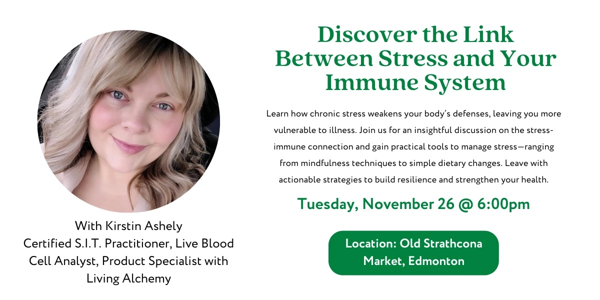 Event image for Discover the Link Between Stress and Your Immune System
