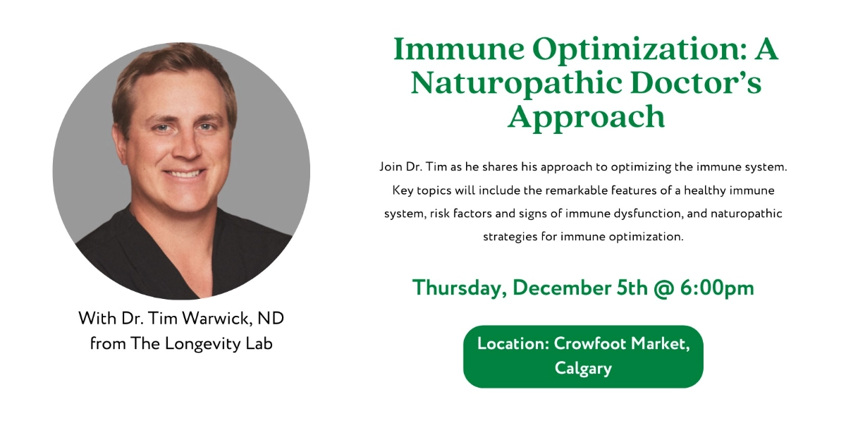 Event image for Immune Optimization: A Naturopathic Doctor’s Approach