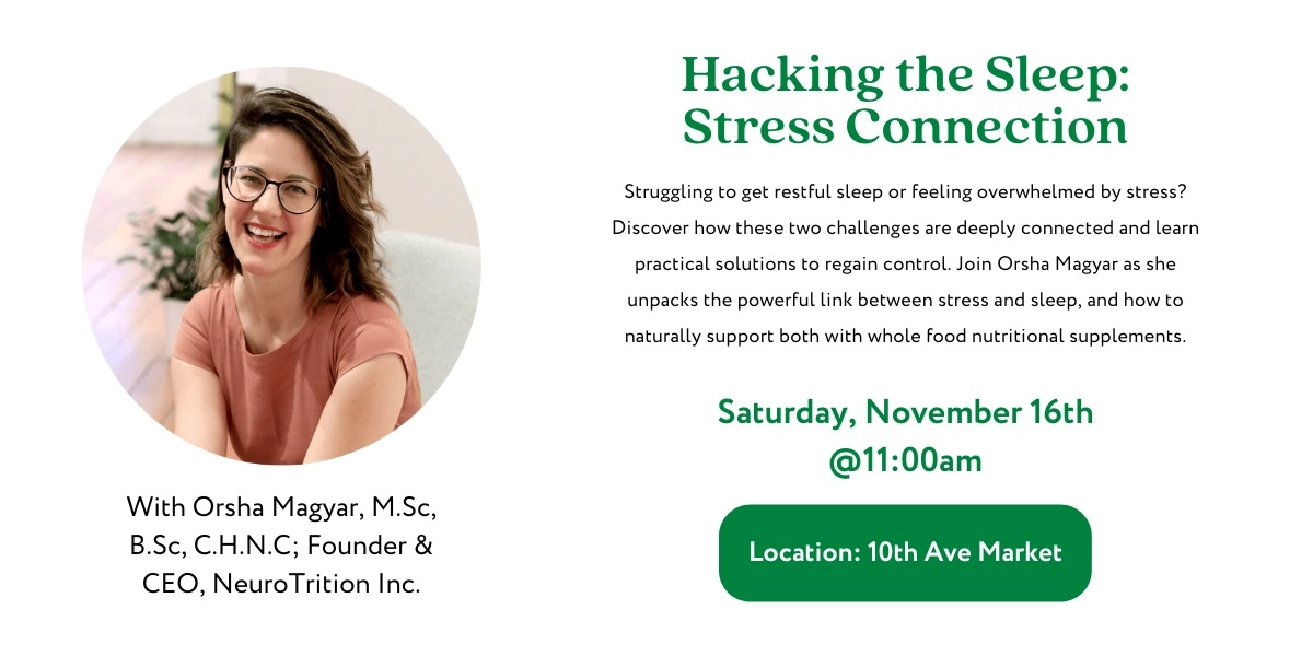 Event image for Hacking the Sleep: Stress Connection