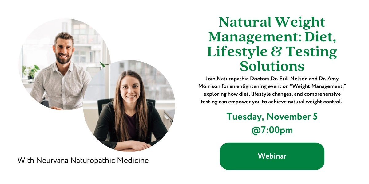 Event image for Natural Weight Management: Diet, Lifestyle & Testing Solutions