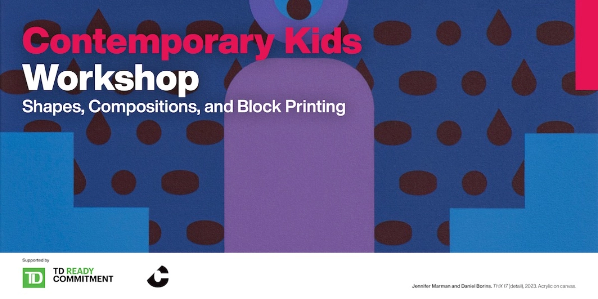 Event image for Contemporary Kids: Shapes, Compositions, and Block Printing