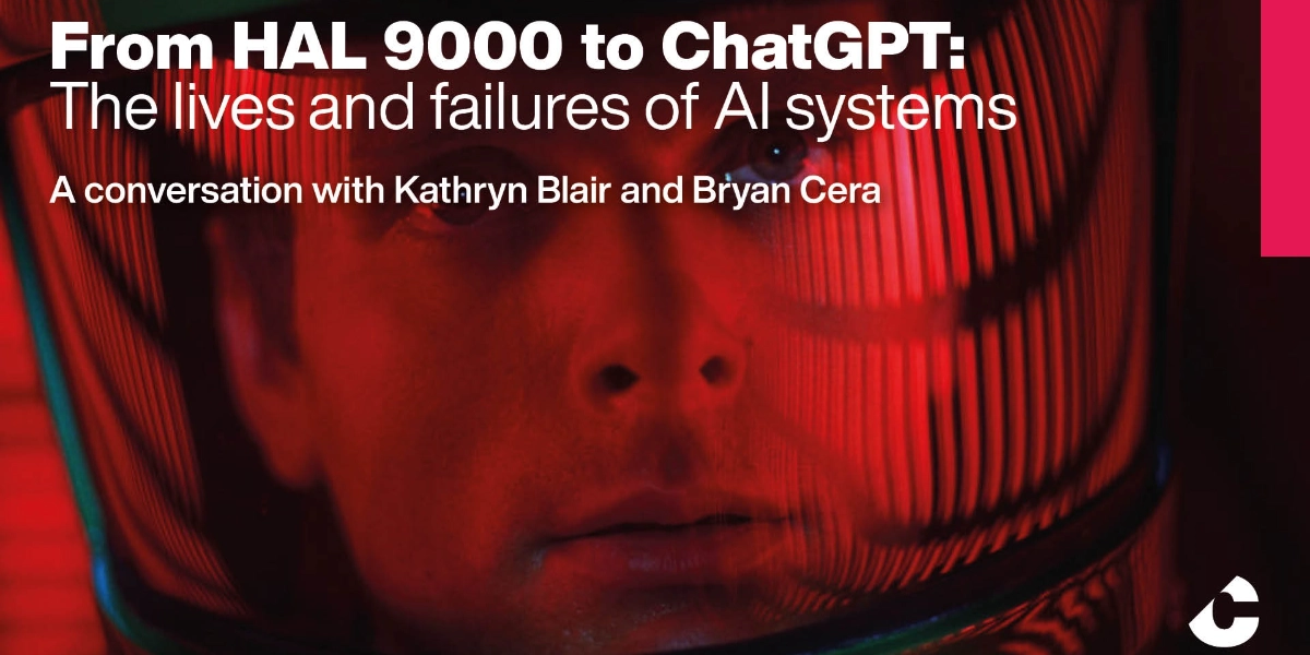 Event image for From HAL 9000 to ChatGPT: The lives and failures of AI systems