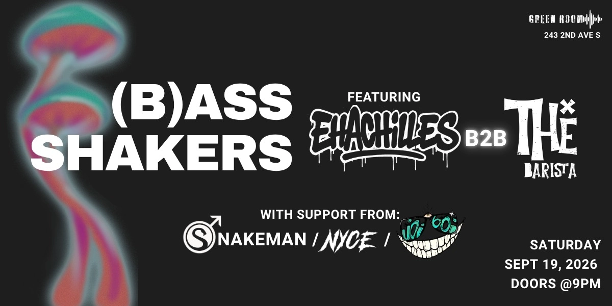 Event image for (B)ASS SHAKERS VOL.1 | 19+