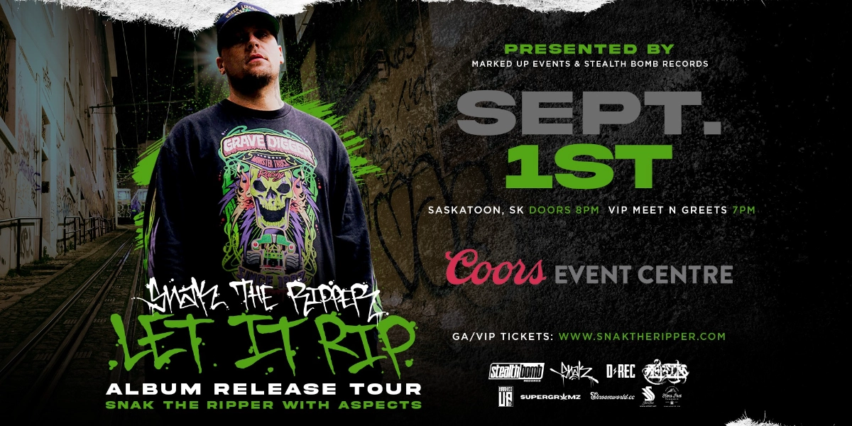 Event image for SNAK THE RIPPER (W Live Band) & Special Guests