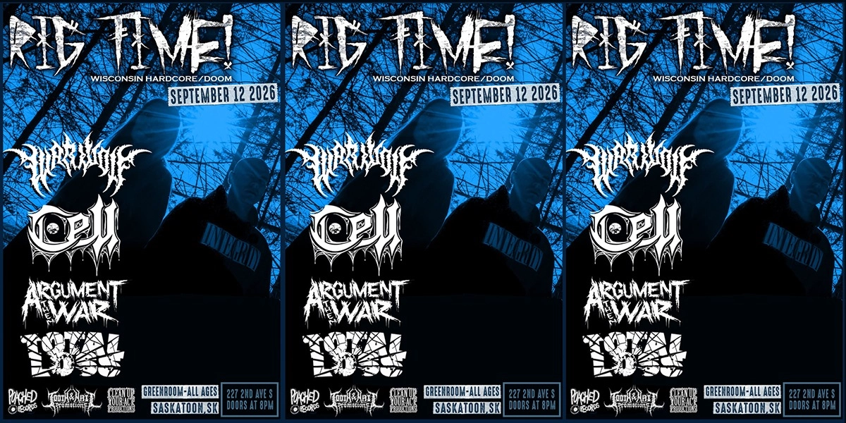 Event image for RIG TIME, CELL, WARWULF, TOTAL LOSS & ATW | ALL AGES