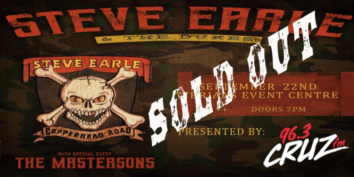 Event image for SOLD OUT Steve Earle & The Dukes