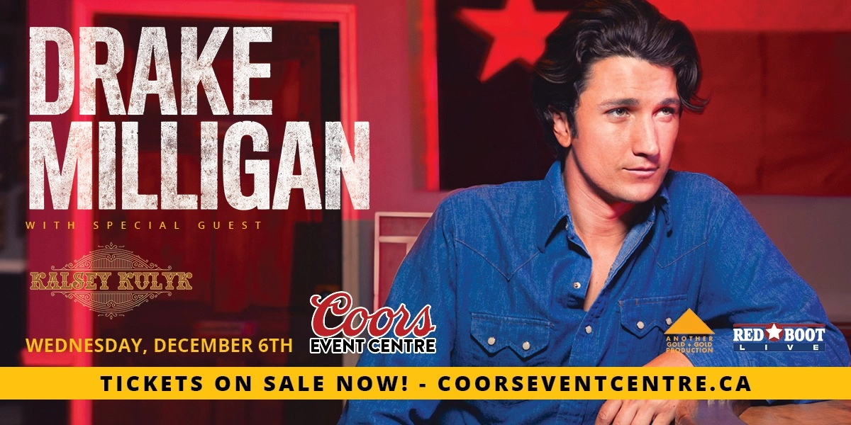 Event image for DRAKE MILLIGAN WITH KALSEY KULYK - 19+