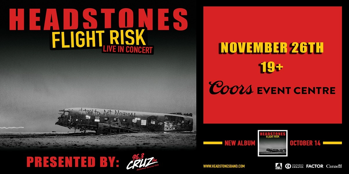 Event image for HEADSTONES: FLIGHT RISK TOUR