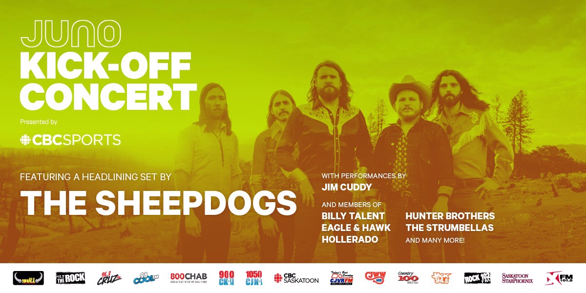Event image for JUNO Kick-Off Concert Presented by CBC Sports - CANCELLED
