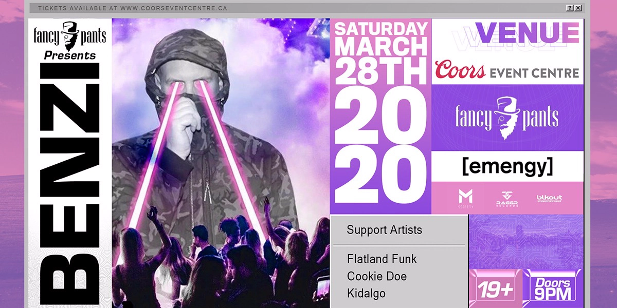 Event image for Benzi Presented by Fancy Pants & Emengy