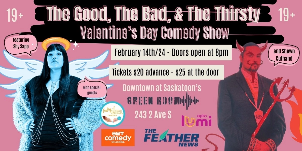 Event image for THE GOOD THE BAD AND THE THIRSTY VALENTINE'S DAY COMEDY SHOW | 19+
