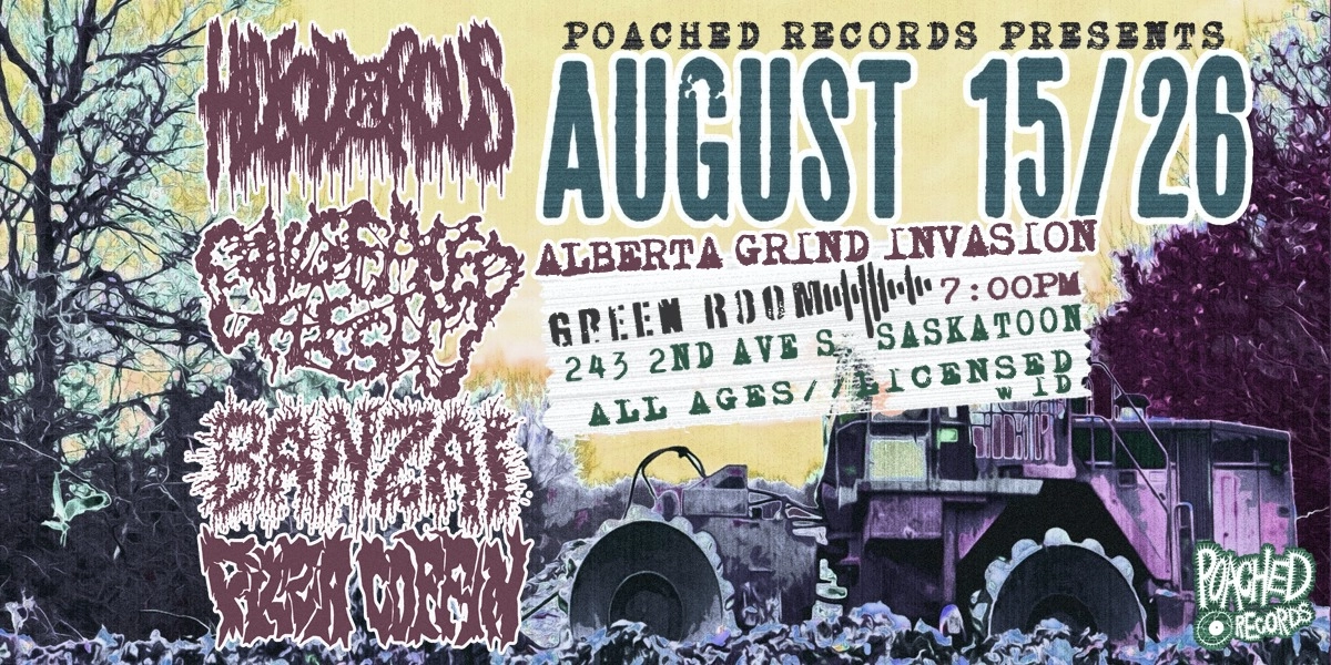 Event image for POACHED RECORDS SUMMER GRINDER | ALL AGES