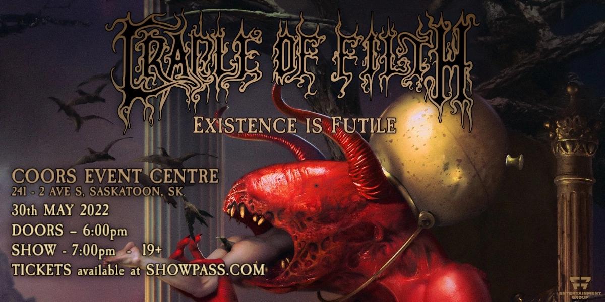 Event image for F7 ENTERTAINMENT PRESENTS CRADLE OF FILTH