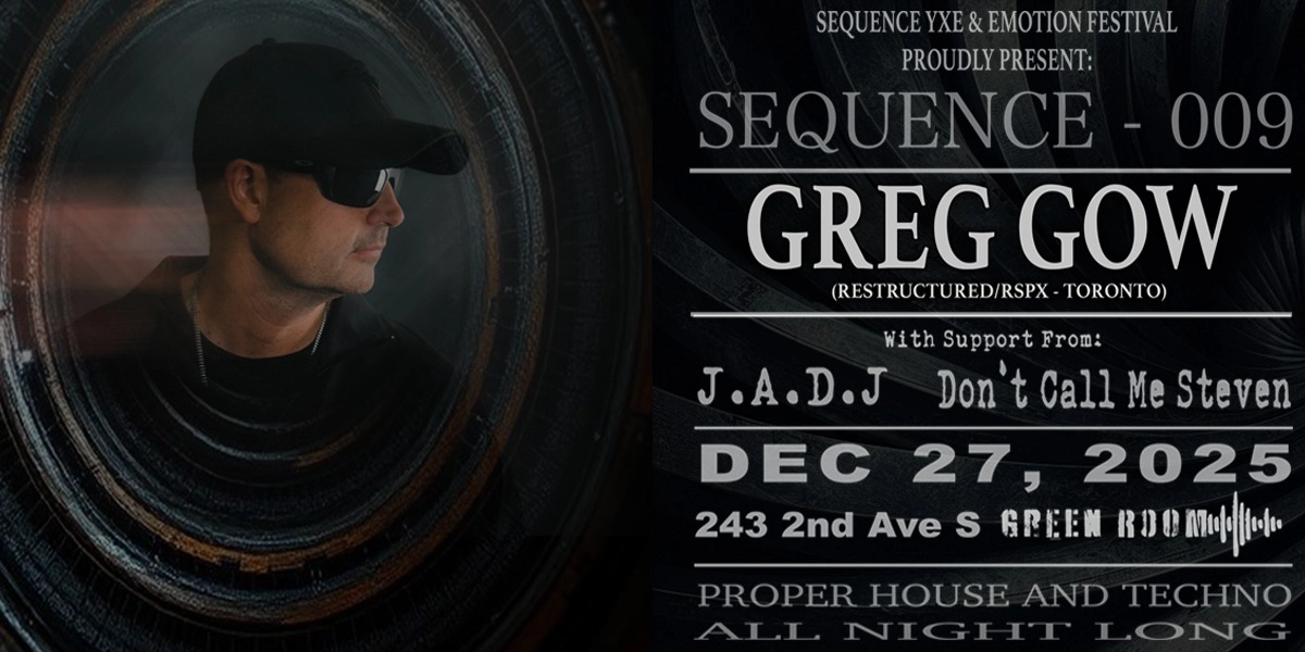 Event image for SEQUENCE - 009: GREG GOW | 19+