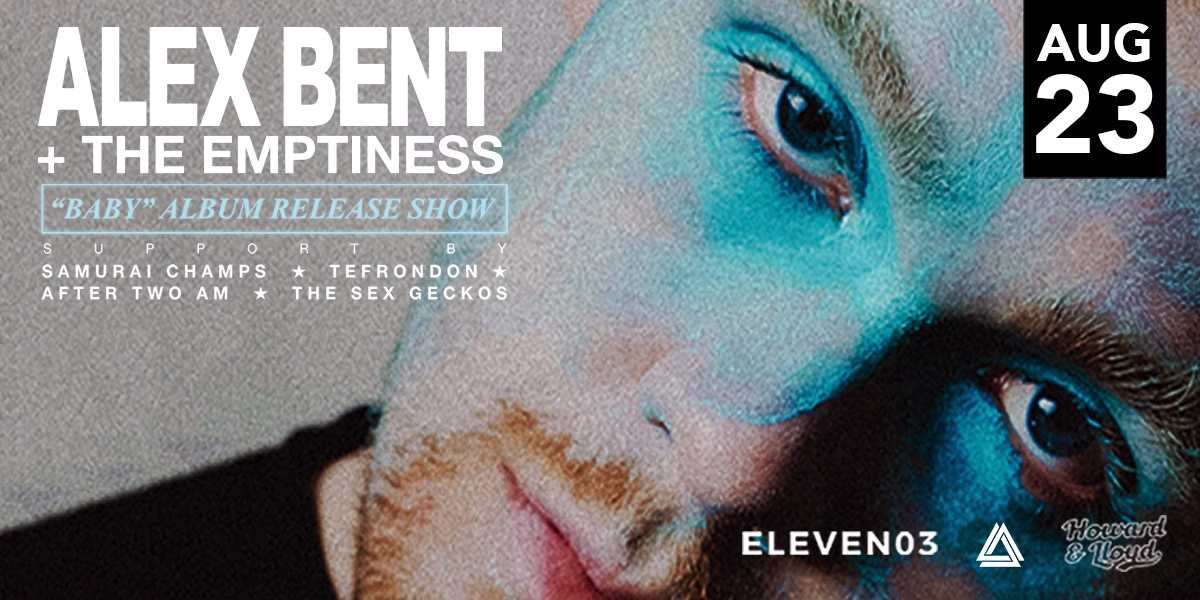 Event image for Alex Bent + The Emptiness "Baby" Album Release
