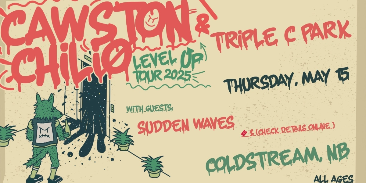 Event image for CHILIO w CAWSTON & SUDDEN WAVES LIVE AT THE TRIPLE C PARK IN COLDSTREAM