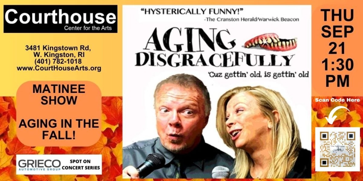 Event image for Aging Disgracefully - Aging In The Fall - 9/21/23 THU 1:30pm