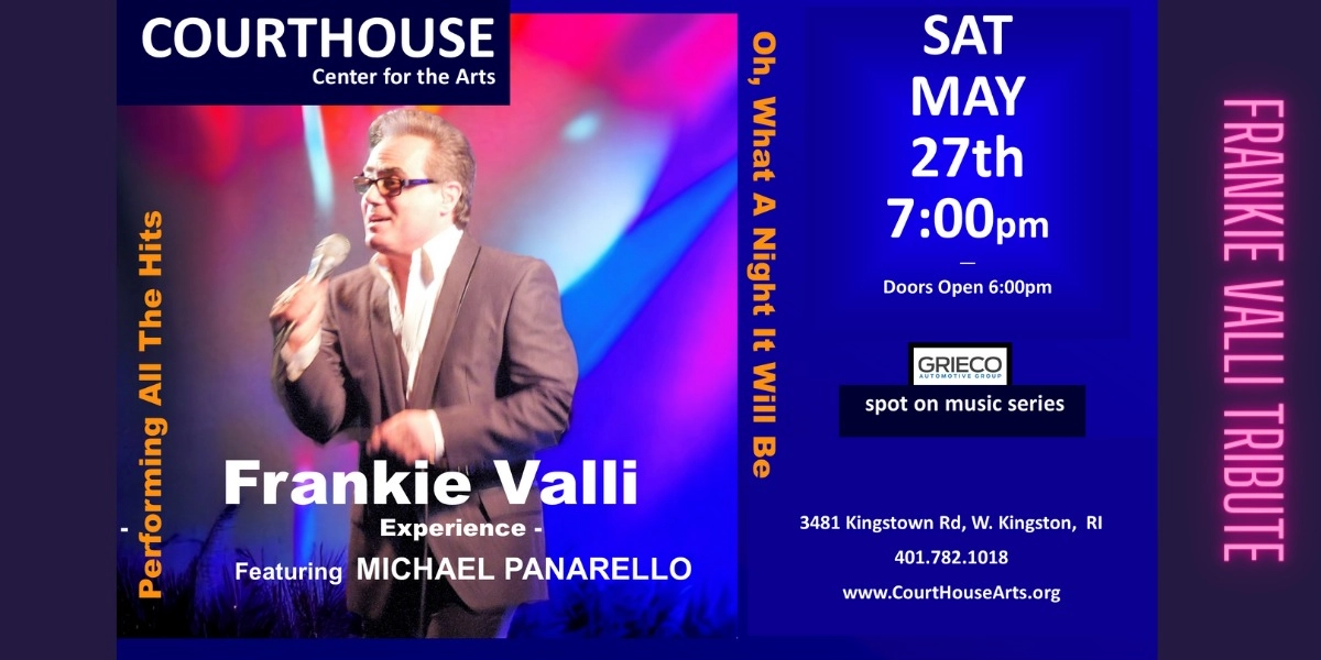 Event image for : Frankie Valli - SAT 5/27/23 7:00 PM  Michael Panarello